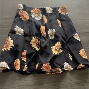 Brandy Melville floral skater skirt